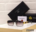 Maybach Rectangular Gold-Black Sunglasses