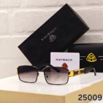 Maybach Rectangular Gold-Black Sunglasses