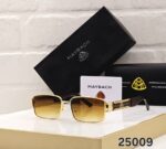 Maybach Rectangular Gold-Black Sunglasses - Image 3