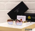 Maybach Rectangular Gold-Black Sunglasses - Image 4