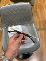 Maybach Rimless Gold Sunglasses 58mm Alloy