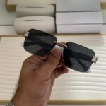 Maybach Rimless Sunglasses - Dark Gradient Lens - Polycarbonate