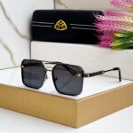 Maybach Square Black-Gold Sunglasses