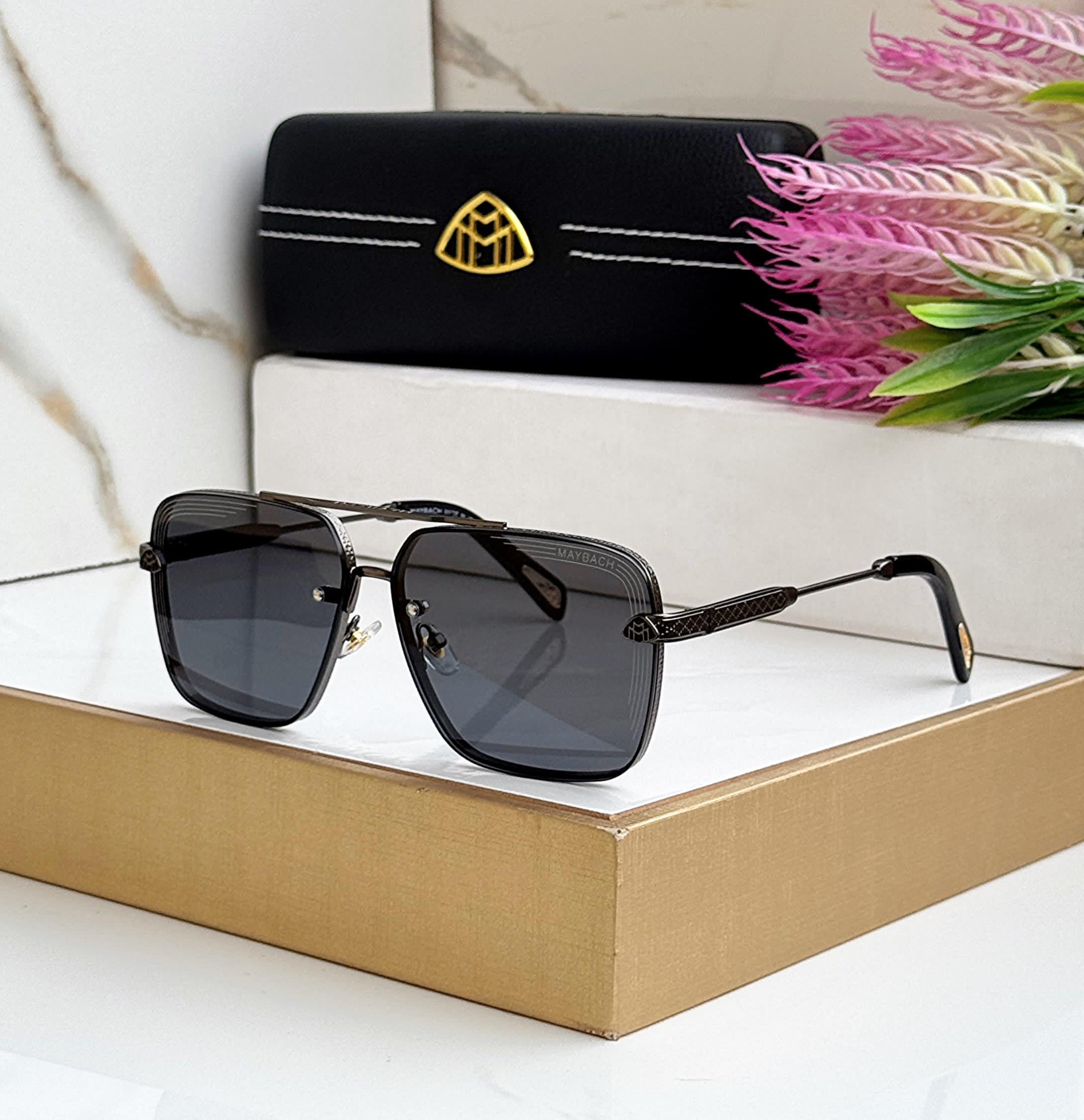 Maybach-Square-Black-Gold-Sunglasses-1 Maybach Square Black-Gold Sunglasses - Image 1