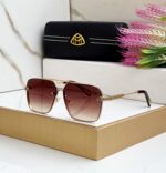 Maybach Square Black-Gold Sunglasses - Image 2