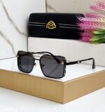 Maybach Square Black-Gold Sunglasses - Image 5