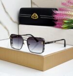 Maybach Square Black-Gold Sunglasses - Image 6
