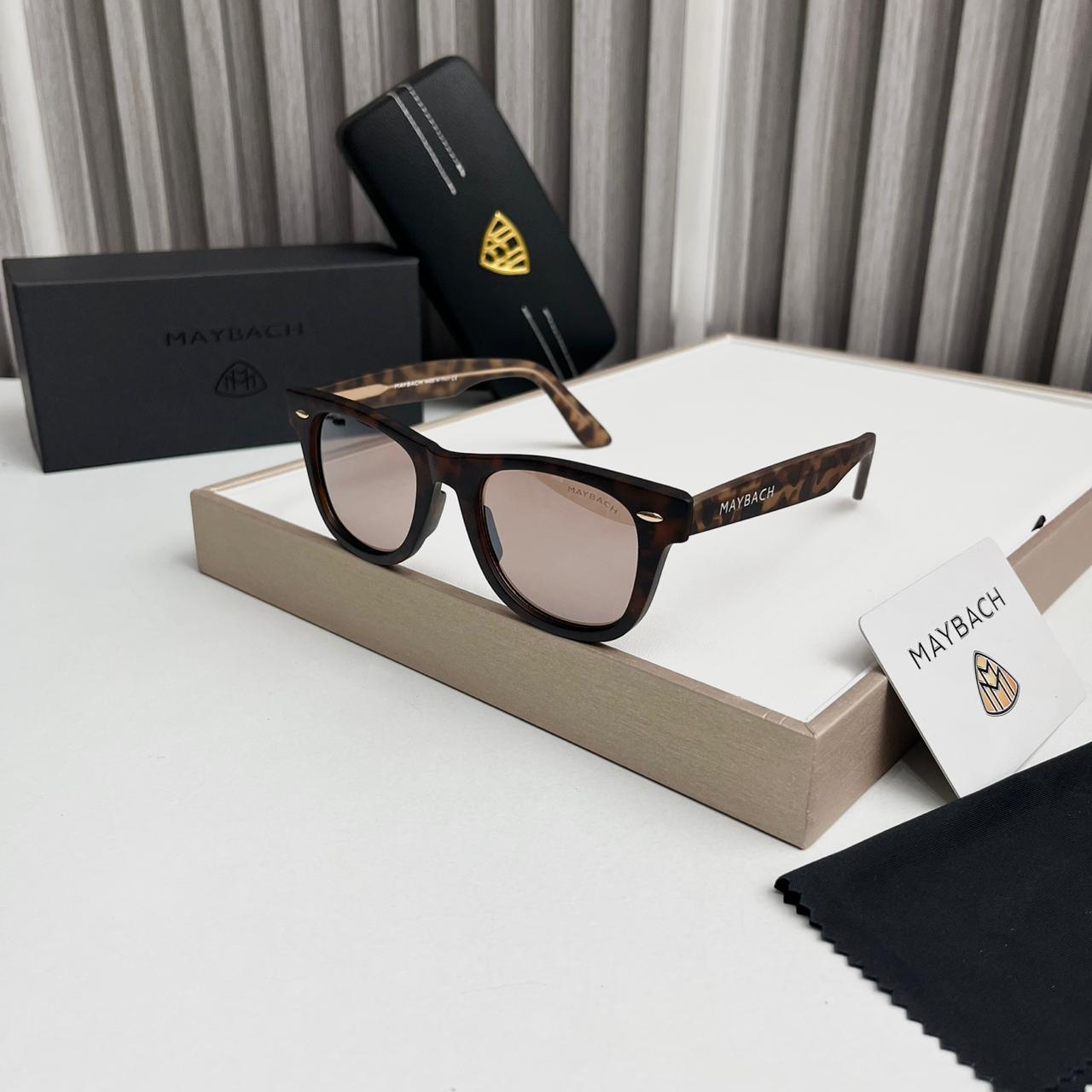 Maybach-Wayfarer-Tortoise-Brown-Sunglasses-1 Maybach Wayfarer Tortoise Brown Sunglasses - Image 1