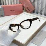 Miu Miu Cat Eye Women Optical Frame Black - Image 2
