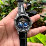Mont Blanc Villeret Tourbillon 47MM Black Dial Automatic