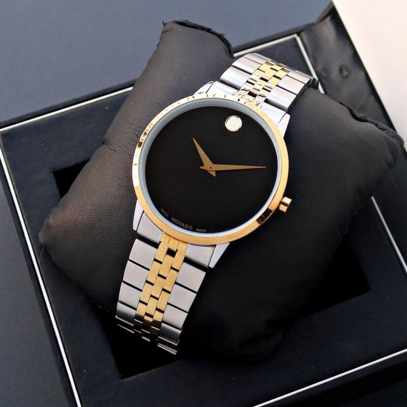 Movado-Museum-0607200-Gold-Silver-40mm-Quartz-1 Movado Museum 0607200 Gold-Silver 40mm Quartz - Image 1