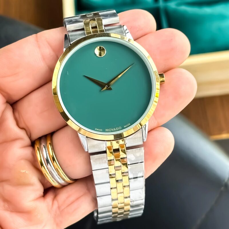 Movado-Museum-0607200-Gold-Twotone-40MM-Quartz-1 Movado Museum 0607200 Gold Twotone 40MM Quartz - Image 1