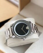 Movado Slim Edge Black 42mm Quartz - Image 2