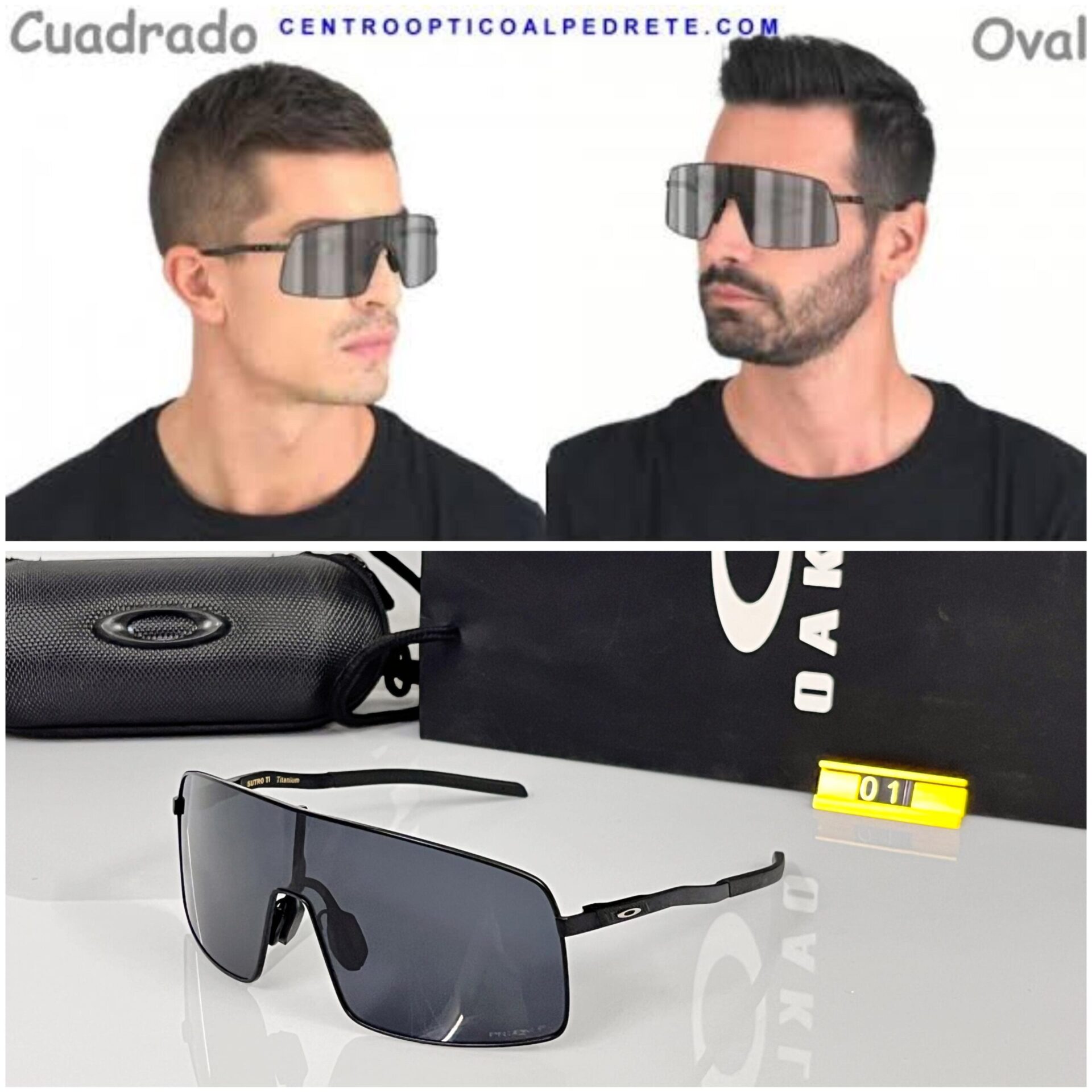 Oakley-Sunglasses-Men-Black-Frame-Grey-Lens-1 Oakley Sunglasses Men - Black Frame - Grey Lens - Image 1