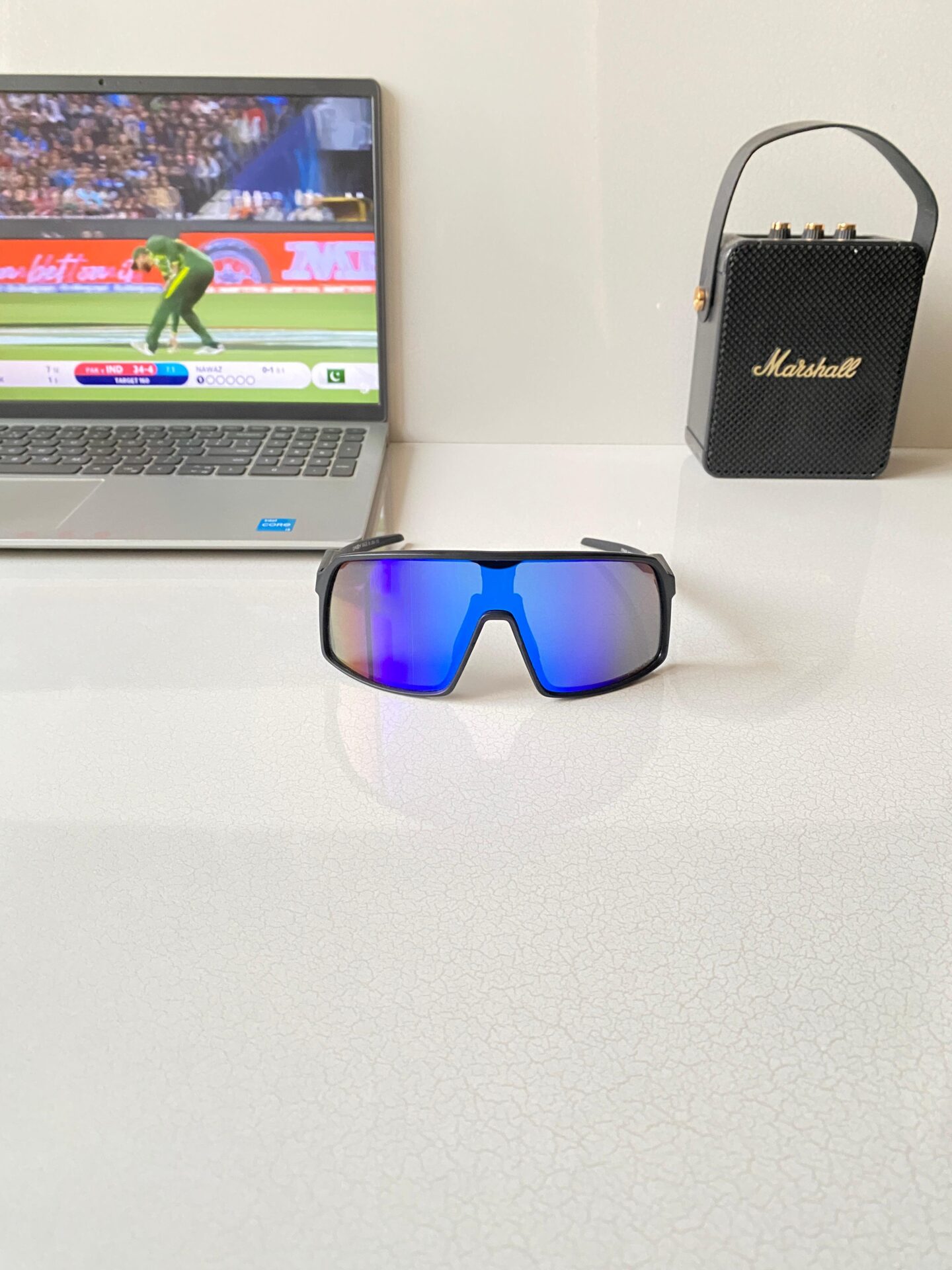 Oakley-Sutro-Black-Blue-Polycarbonate-Sport-Sunglasses-1 Oakley Sutro Black-Blue Polycarbonate Sport Sunglasses - Image 1