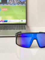 Oakley Sutro Black-Blue Polycarbonate Sport Sunglasses - Image 2