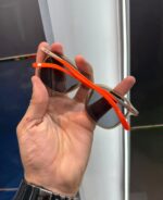 Oakley Wayfarer Brown-Orange Sunglasses - Image 3