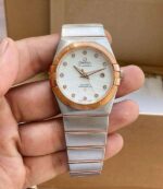 Omega Constellation 41mm White Dial Quartz
