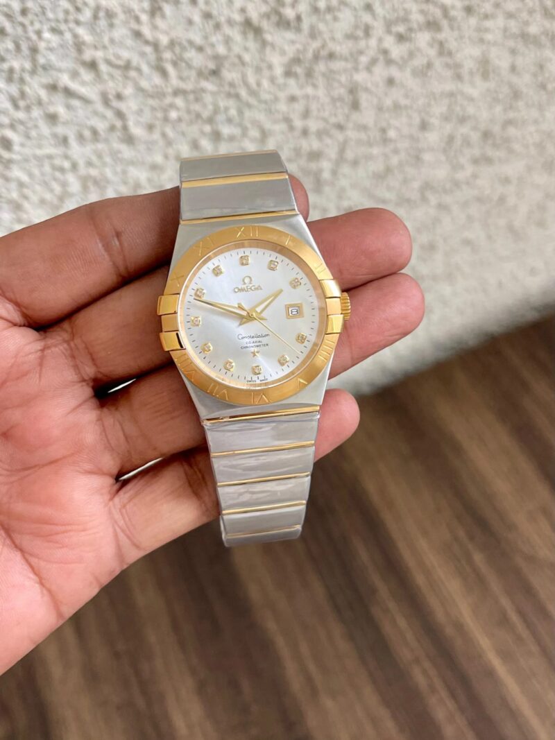 Omega-Constellation-42mm-White-Dial-Quartz-1 Omega Constellation 42mm White Dial Quartz - Image 1