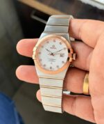 Omega Constellation 7AAA White Dial Chronograph 40mm Quartz - Image 2