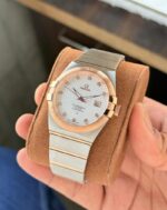 Omega Constellation 7AAA White Dial Chronograph 40mm Quartz - Image 3