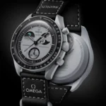 Omega Moon Watch Black Bezel 40mm Quartz
