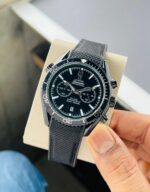 Omega Seamaster 42MM Black Dial Chronograph Quartz
