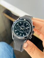 Omega Seamaster 42MM Black Dial Chronograph Quartz - Image 2