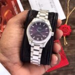 Omega Seamaster Co-Axial Limited Edition 34mm Purple Dial Automatic