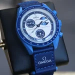 Omega X Swatch MoonSwatch Blue 42mm Quartz Chronograph