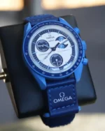 Omega X Swatch MoonSwatch Blue 42mm Quartz Chronograph