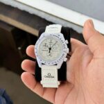 Omega X Swatch Speedmaster Moonswatch White 42mm Quartz