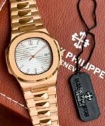 Patek Philippe 7AAA White Dial Quartz 40mm - Image 3