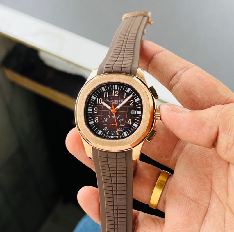 Patek-Philippe-Aquanaut-5968R-Brown-Dial-42mm-Automatic-1 Patek Philippe Aquanaut 5968R Brown Dial 42mm Automatic - Image 1
