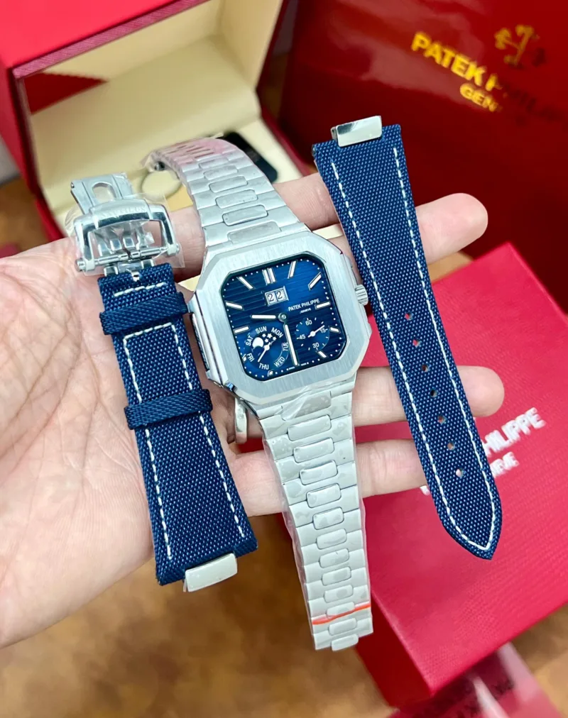 Patek-Philippe-Nautilus-5822P-001-Blue-Dial-Chronograph-Automatic-41mm-1 Patek Philippe Nautilus 5822P-001 Blue Dial Chronograph Automatic 41mm - Image 1