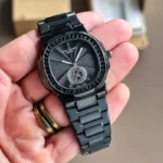 Patek Philippe Nautilus Black Stainless Steel Quartz 40mm