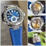 Patek Philippe Nautilus Chronograph 42mm Blue Dial Automatic - Image 3