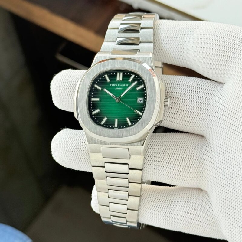 Patek-Philippe-Nautilus-Green-Dial-42mm-Automatic-1 Patek Philippe Nautilus Green Dial 42mm Automatic - Image 1