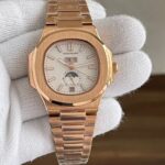 Patek Philippe Nautilus Moonphase White Sun 40mm Automatic