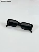 Prada 9166 Rectangular Black Sunglasses - Image 4
