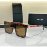 Prada Brown Sunglass UV Protected One Size