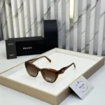 Prada Cat-Eye Black Polarized Sunglasses