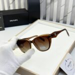 Prada Cat-Eye Black Polarized Sunglasses - Image 2