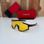Prada Linea Rossa Sport Black-Yellow Sunglasses