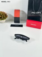 Prada Model 061 Black Sunglasses Plastic Frame - Image 2