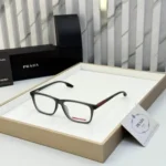 Prada Rectangle Grey Optical Frame - Image 3