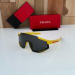 Prada Sport Sunglasses Grey Yellow Plastic