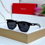 Prada Square Black Geometric Sunglasses