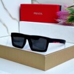 Prada Square Shades Black