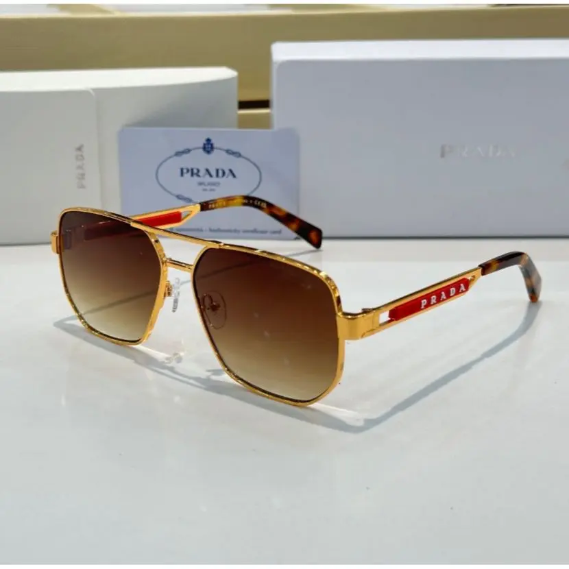 Prada-Sunglass-Brown-Unisex-142-Frame-UV-Protection-1 Prada Sunglass Brown Unisex 142 Frame UV Protection - Image 1